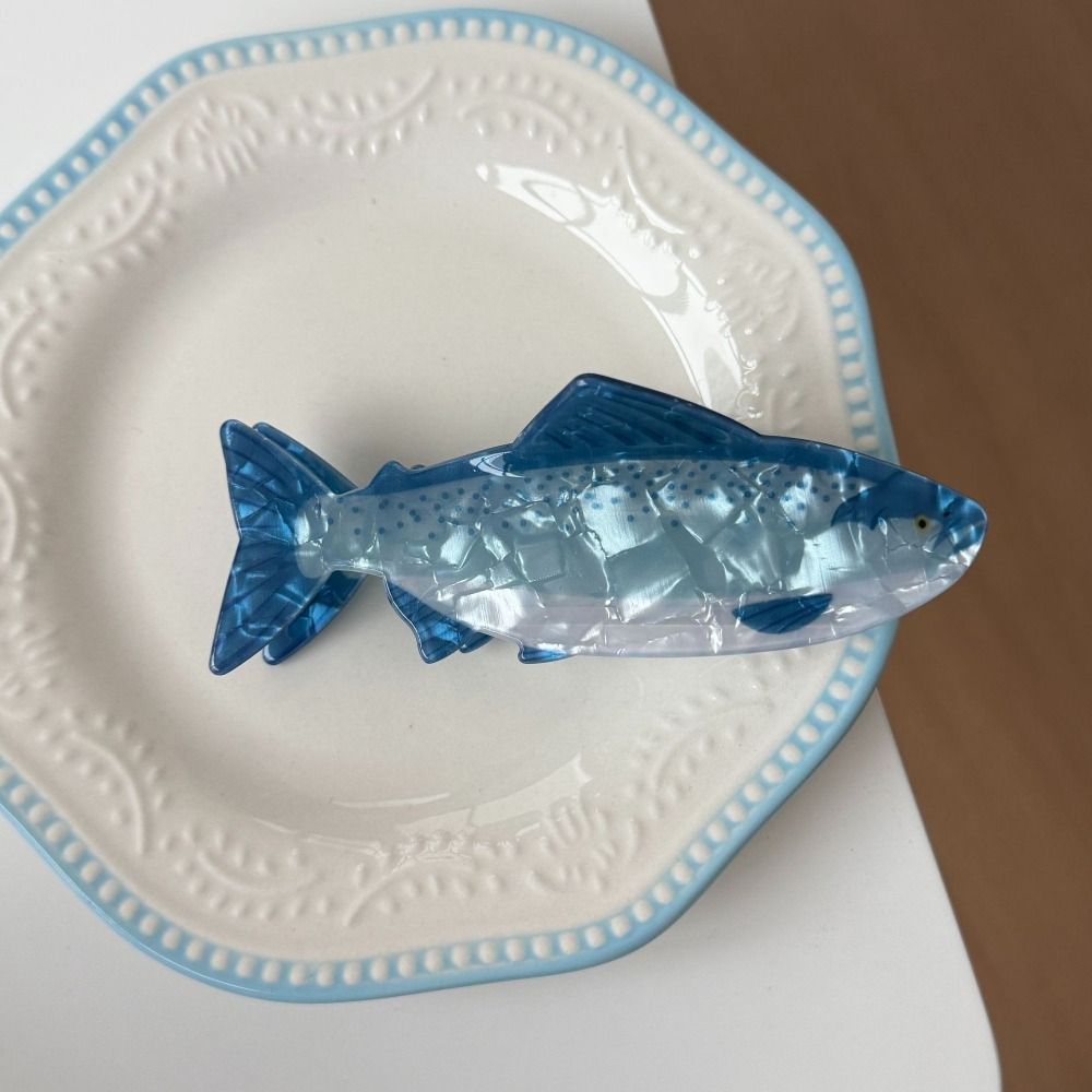 Korean Lifestyle & Kids Boutique - ヘアピン 海洋動物ヘアクロー PVC マグロ 魚類 マリンライフ