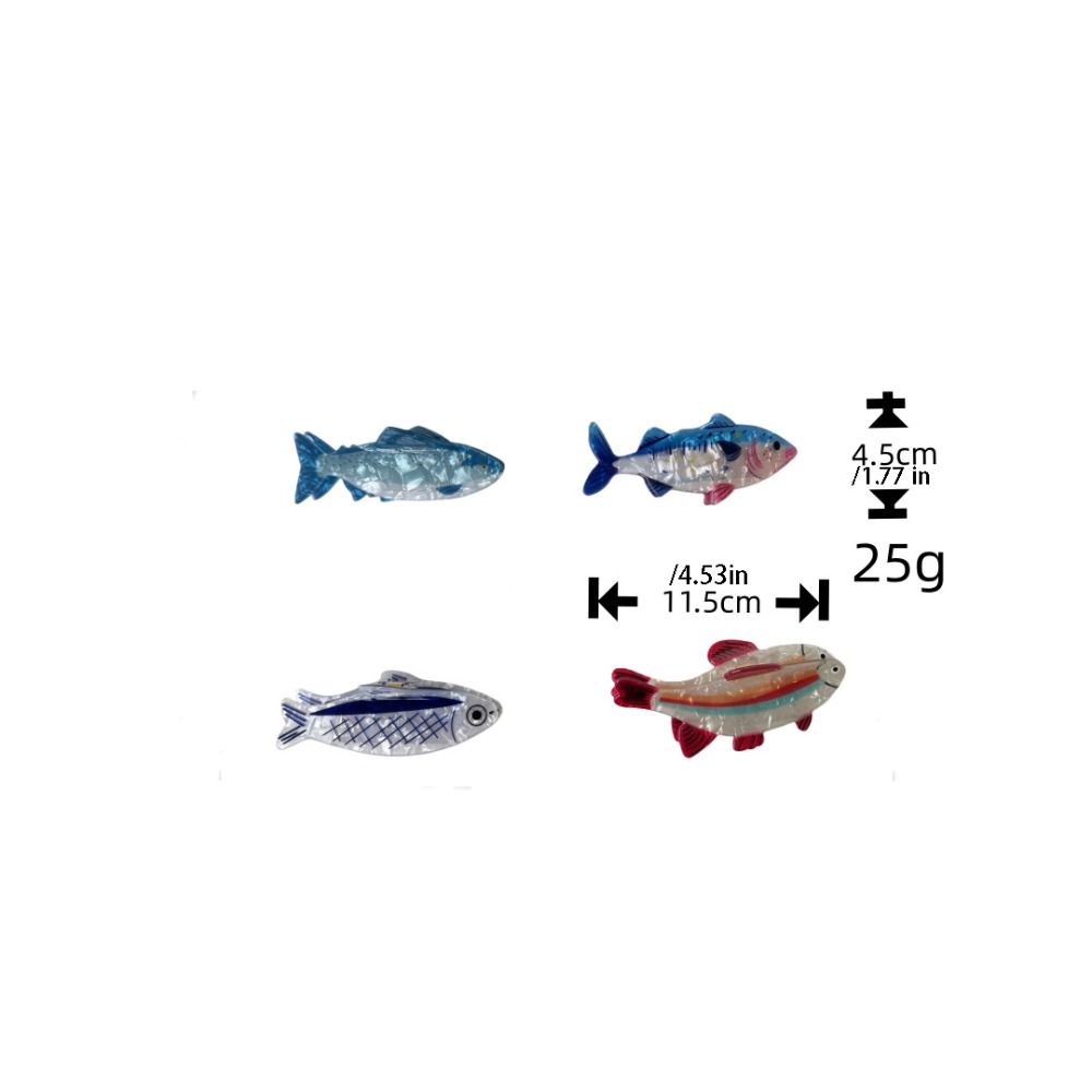 ヘアピン 海洋動物 ヘアクリップ PVC ツナ 魚類 ヘアク - Korean Lifestyle & Kids Boutique のレビューと価格
