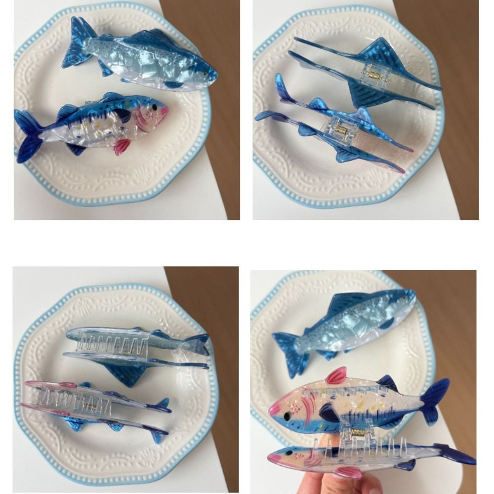 ヘアピン海洋動物ヘアクローマグロ魚金魚海洋生物魚ヘアクリップ - Korean Lifestyle & Kids Boutique のレビューと価格