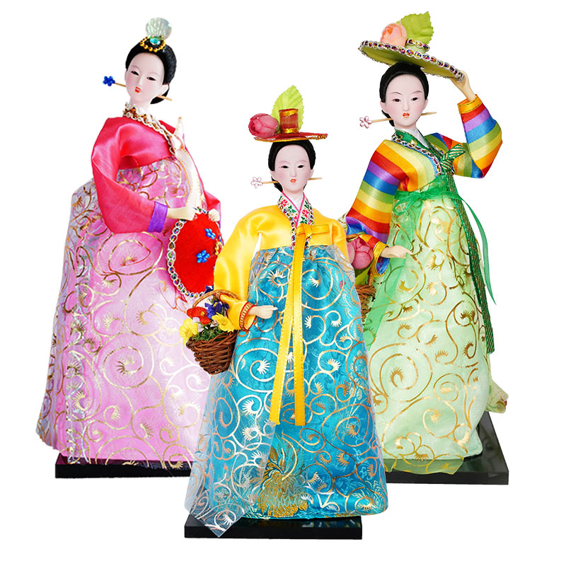 結婚式のための韓国の国民人形、創造的な工芸品、デスクトップと - Korean Lifestyle Movie のレビューと価格